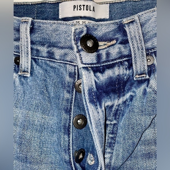 Pistola - Charlie Star Embroidered Straight Leg Jean – Supernova - Picture 16 of 16